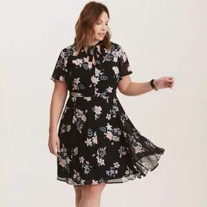 Torrid skater floral dress